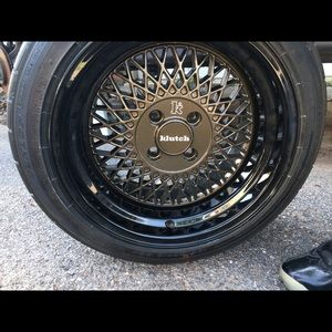 Klutch SL1 15x8.5 4x100 wheels